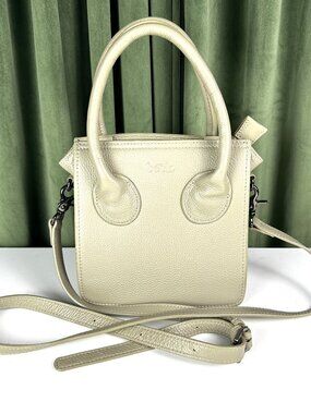 Beck Micro Pixie Crossbody Bag in Light Taupe